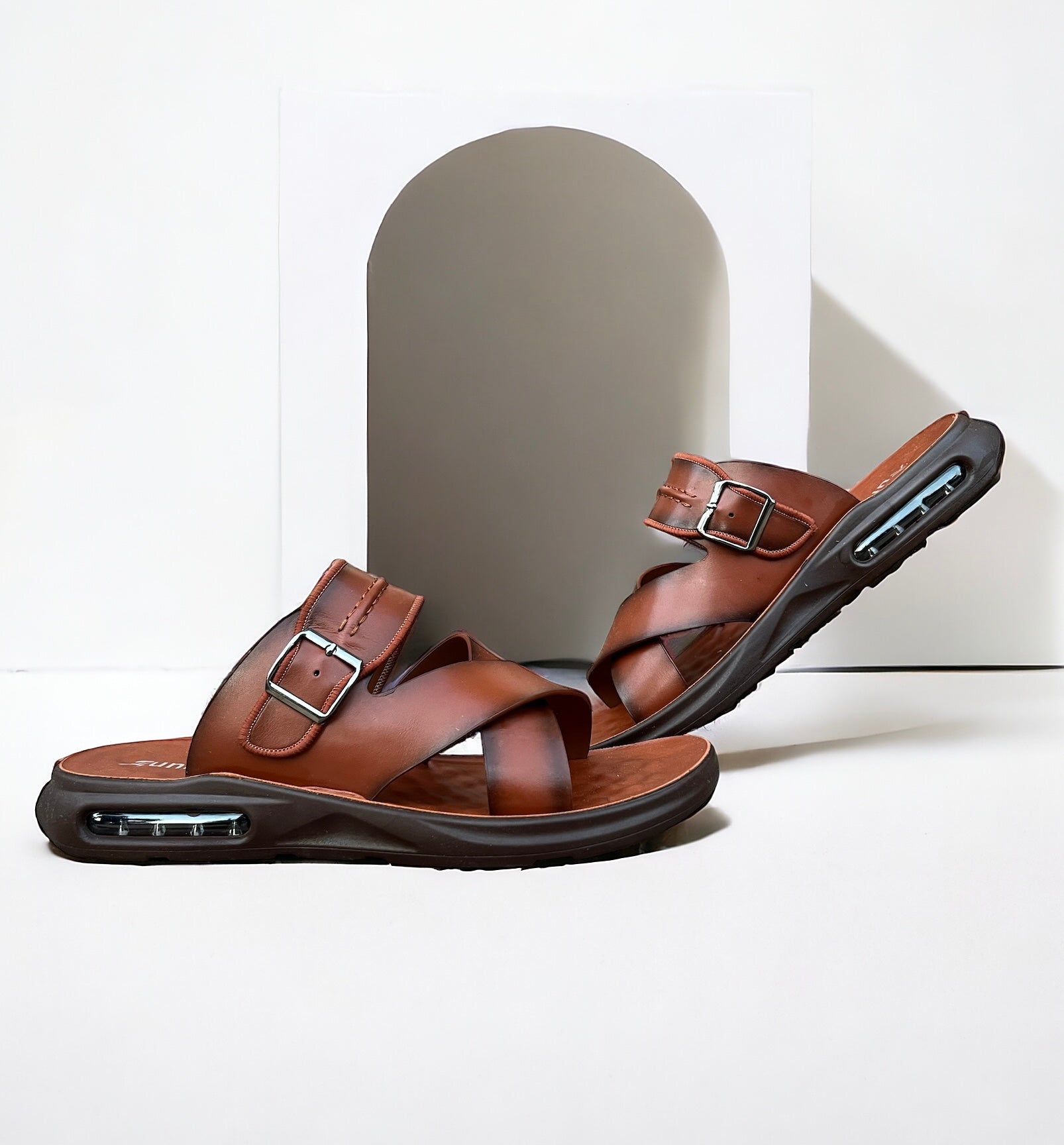 100% Medicated Air-Cooled Mustared Chappal - AC091