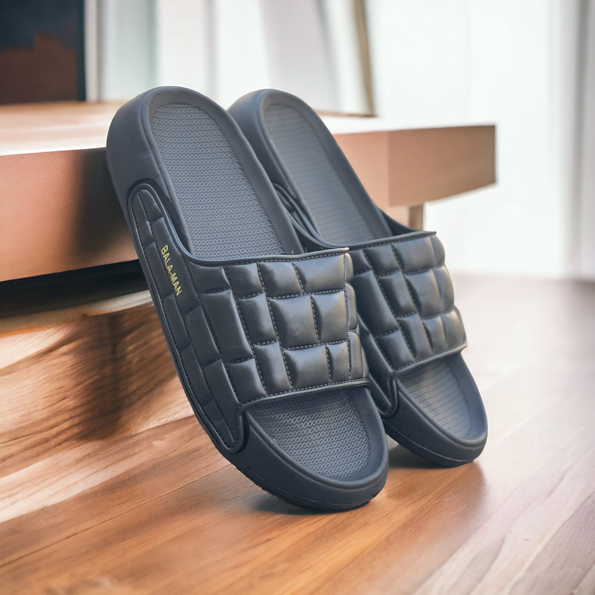 Balmain Full Black Elite Slides BES-1122