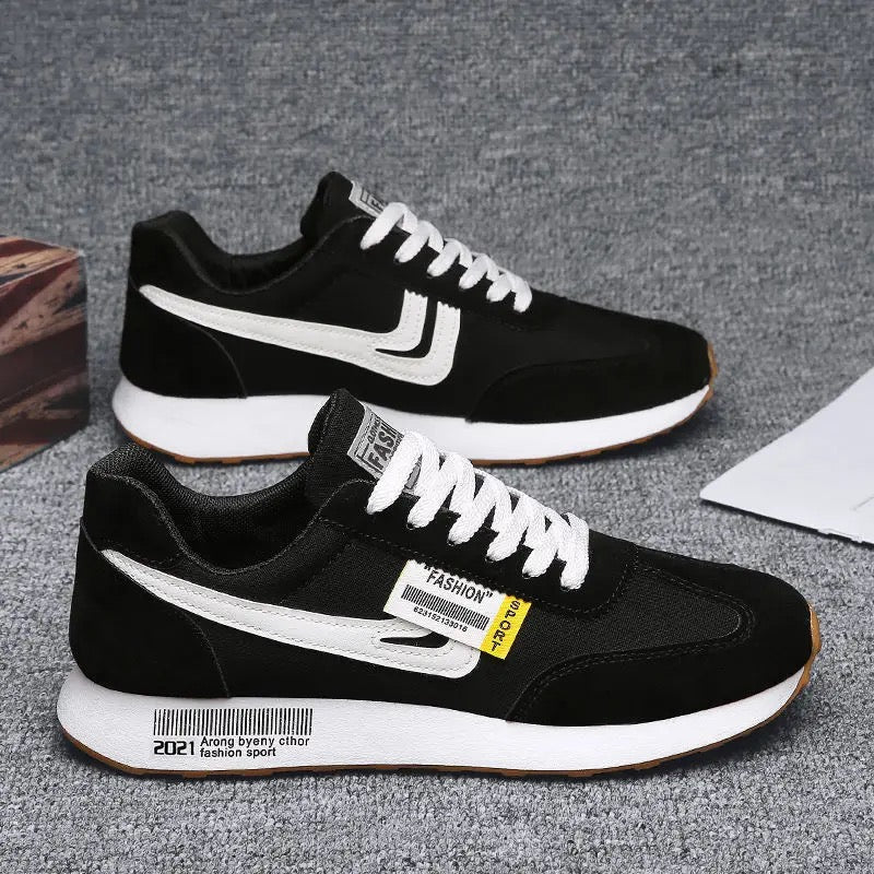 Imported Steadfast All - Black Sports Sneaker