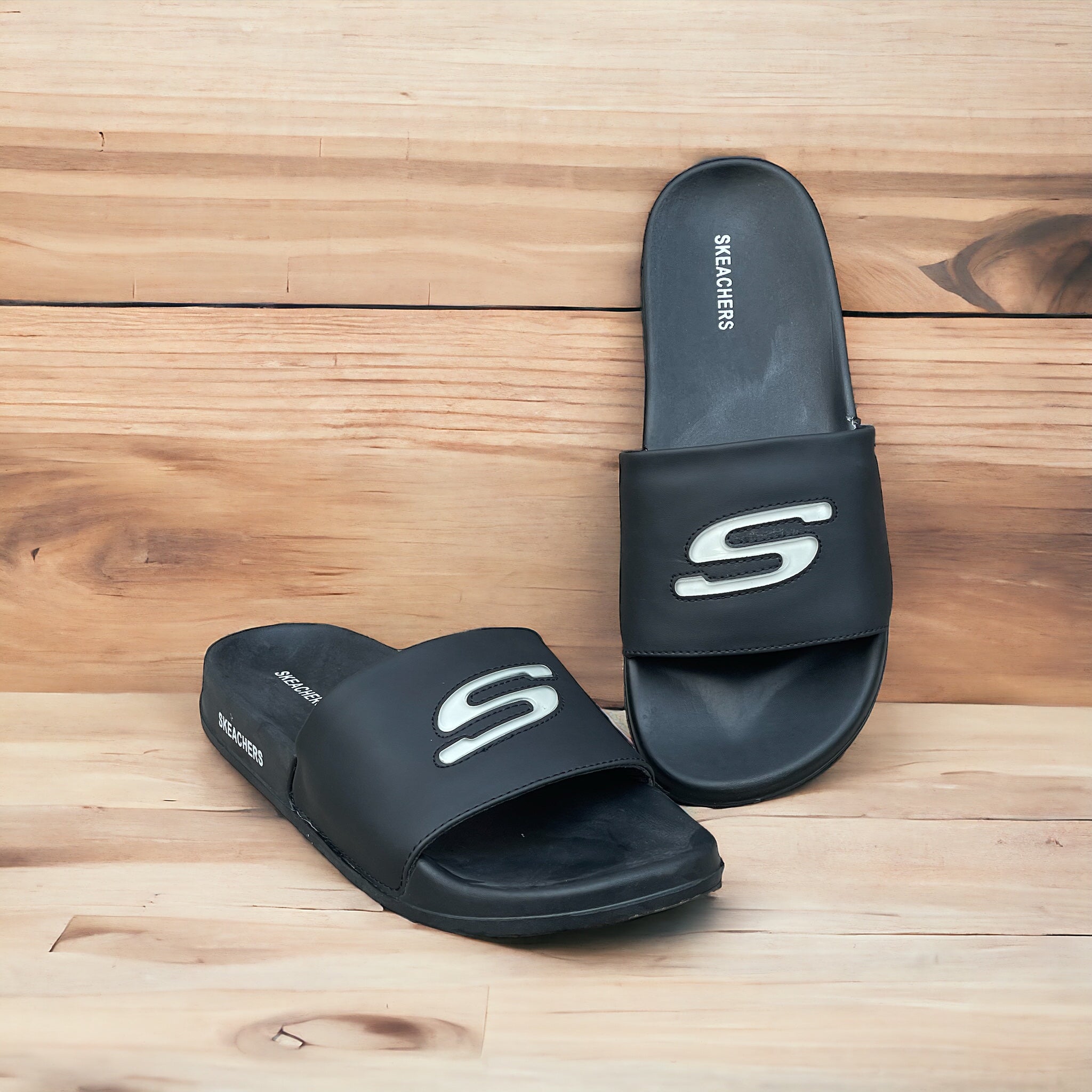 skhr Black Grip Slides GS-2300