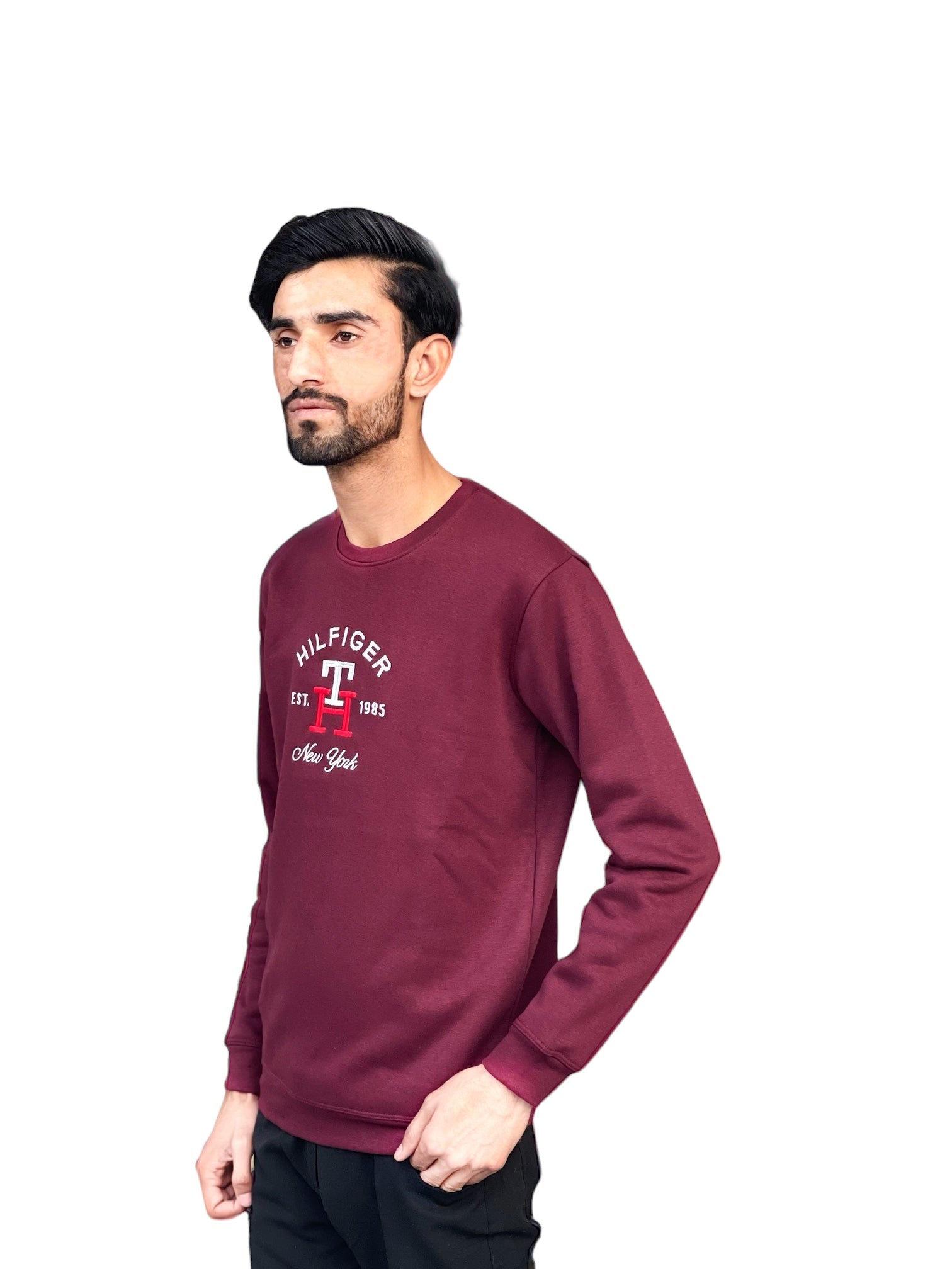 Fleece Sweatshirt Shirt - Mehroon