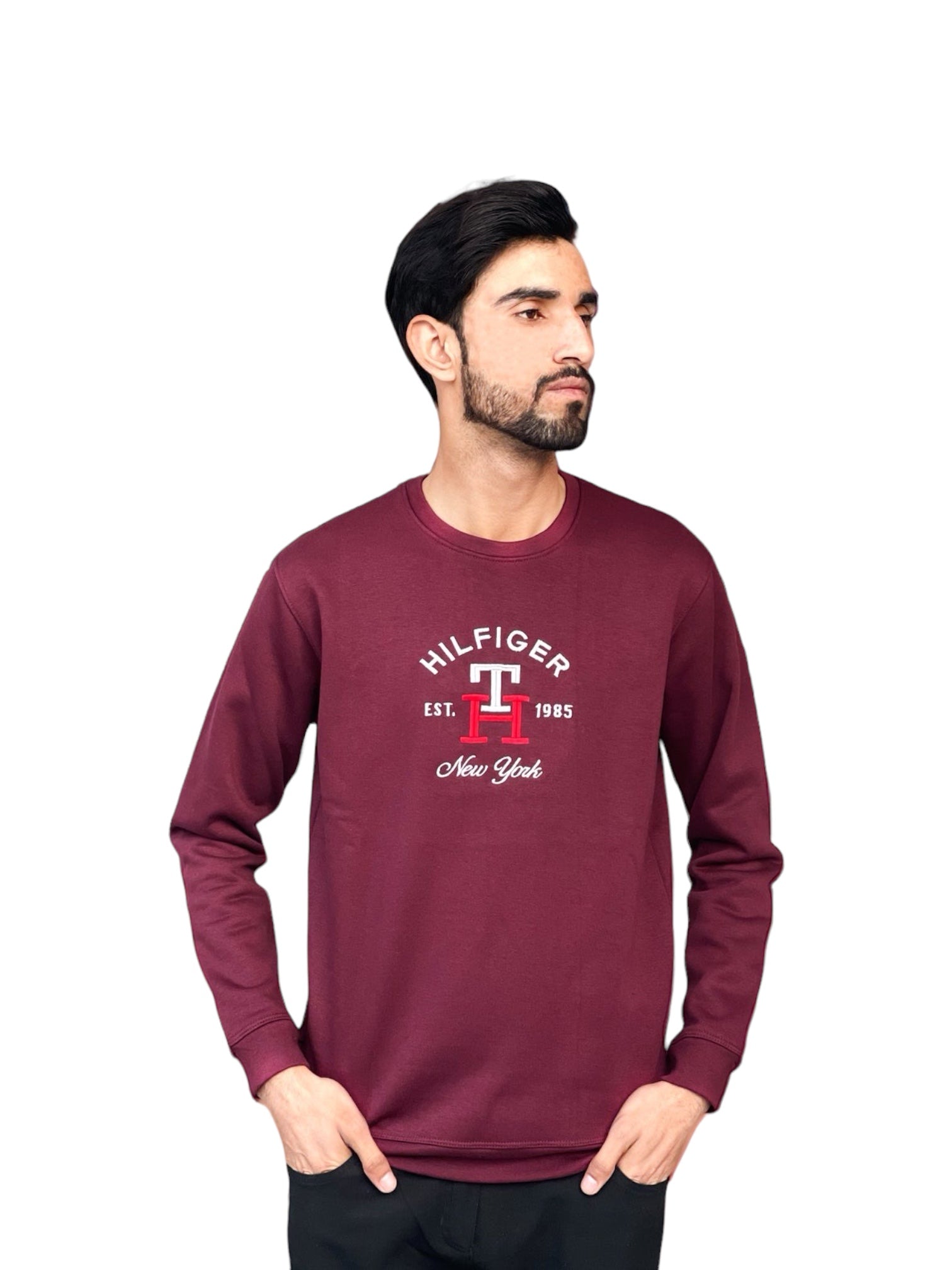 Fleece Sweatshirt Shirt - Mehroon