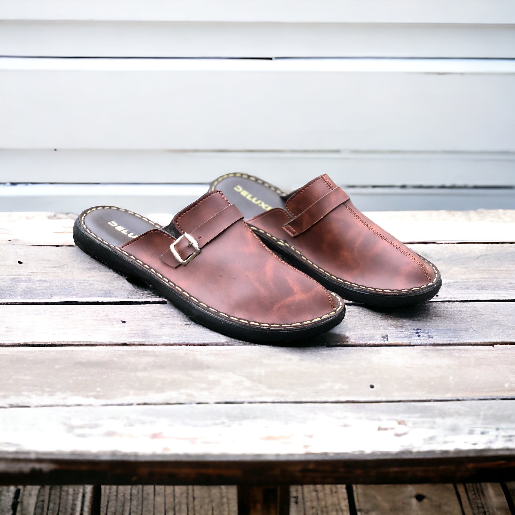 New Original Brown Comfort Shoes - Slipper (SS-2200)