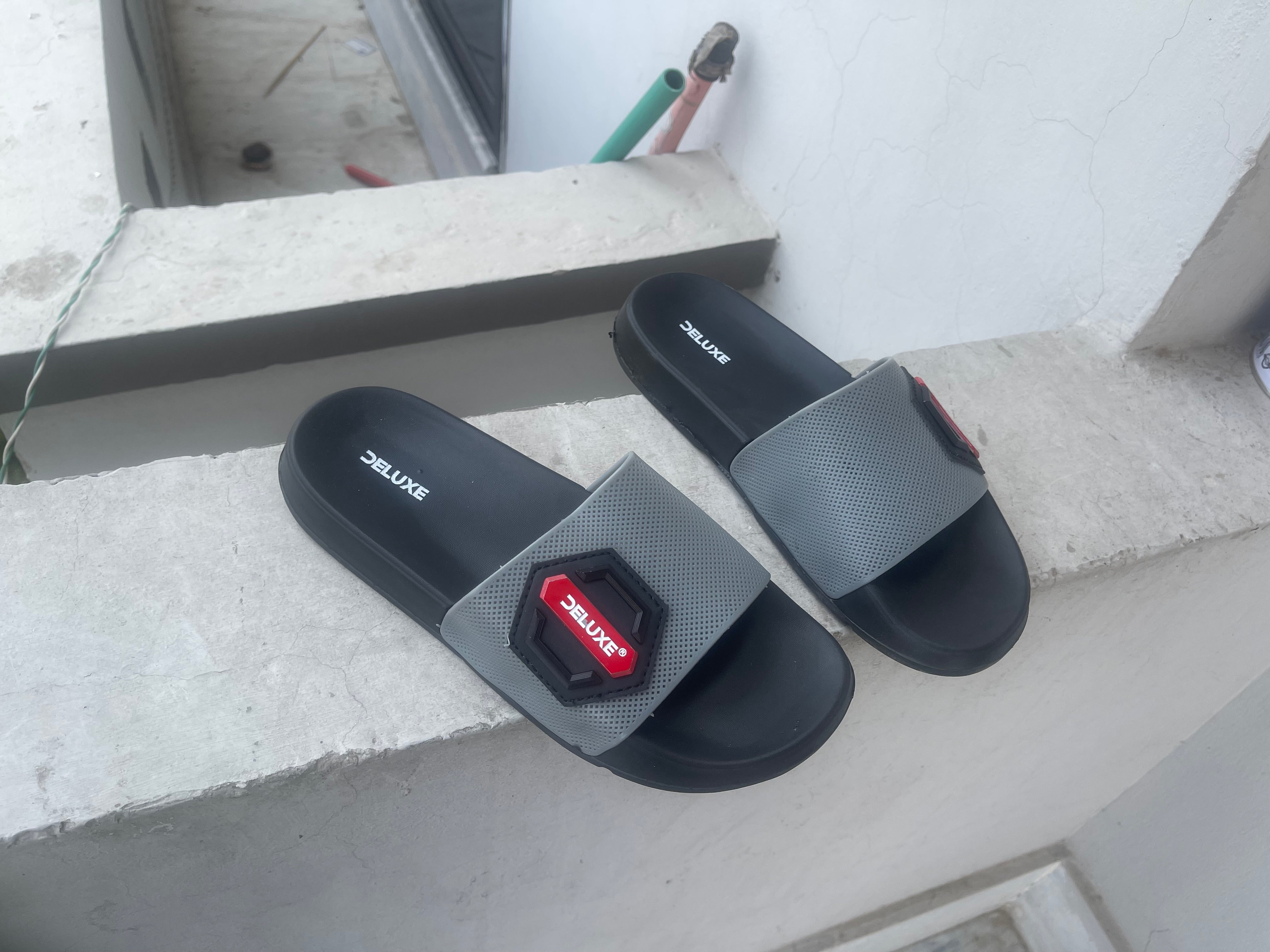 Grey  Deluxe Slides GDS-8866