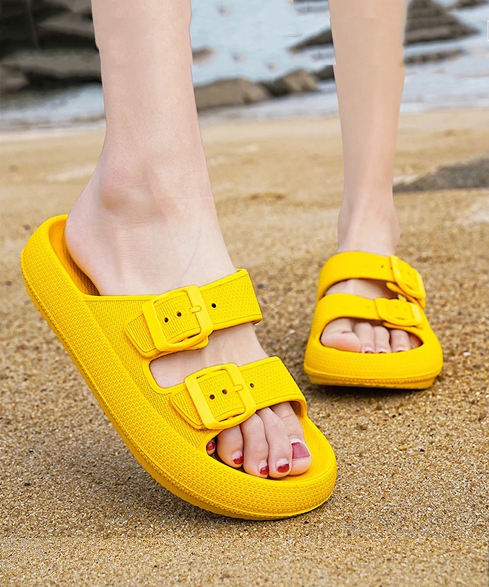 Ladies YELLOW  Zag Slippers LDS-415