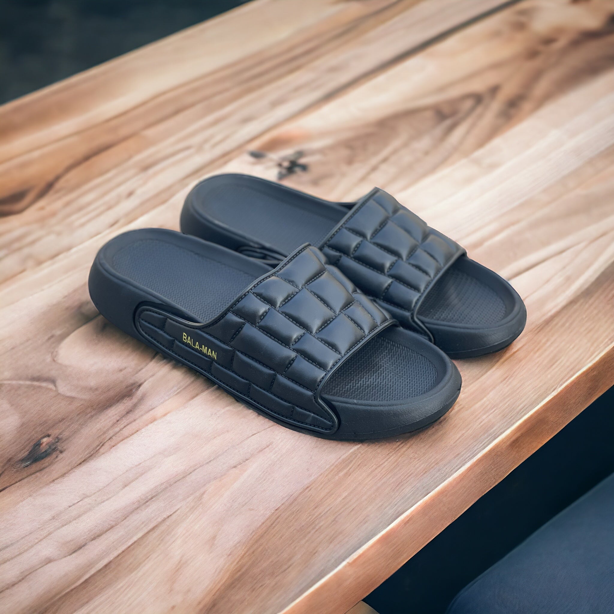 Balmain Full Black Elite Slides BES-1122