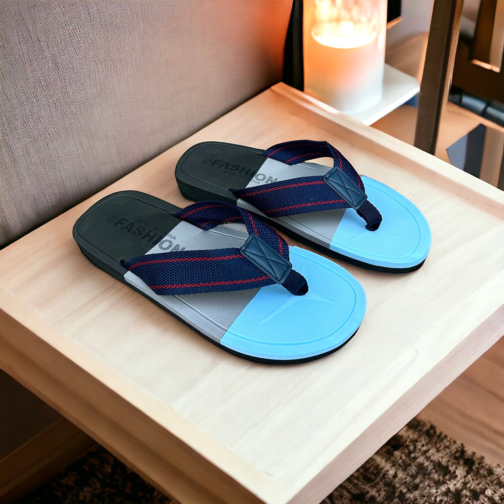 Sky Grey Rainbow Flip Flop RF-4242