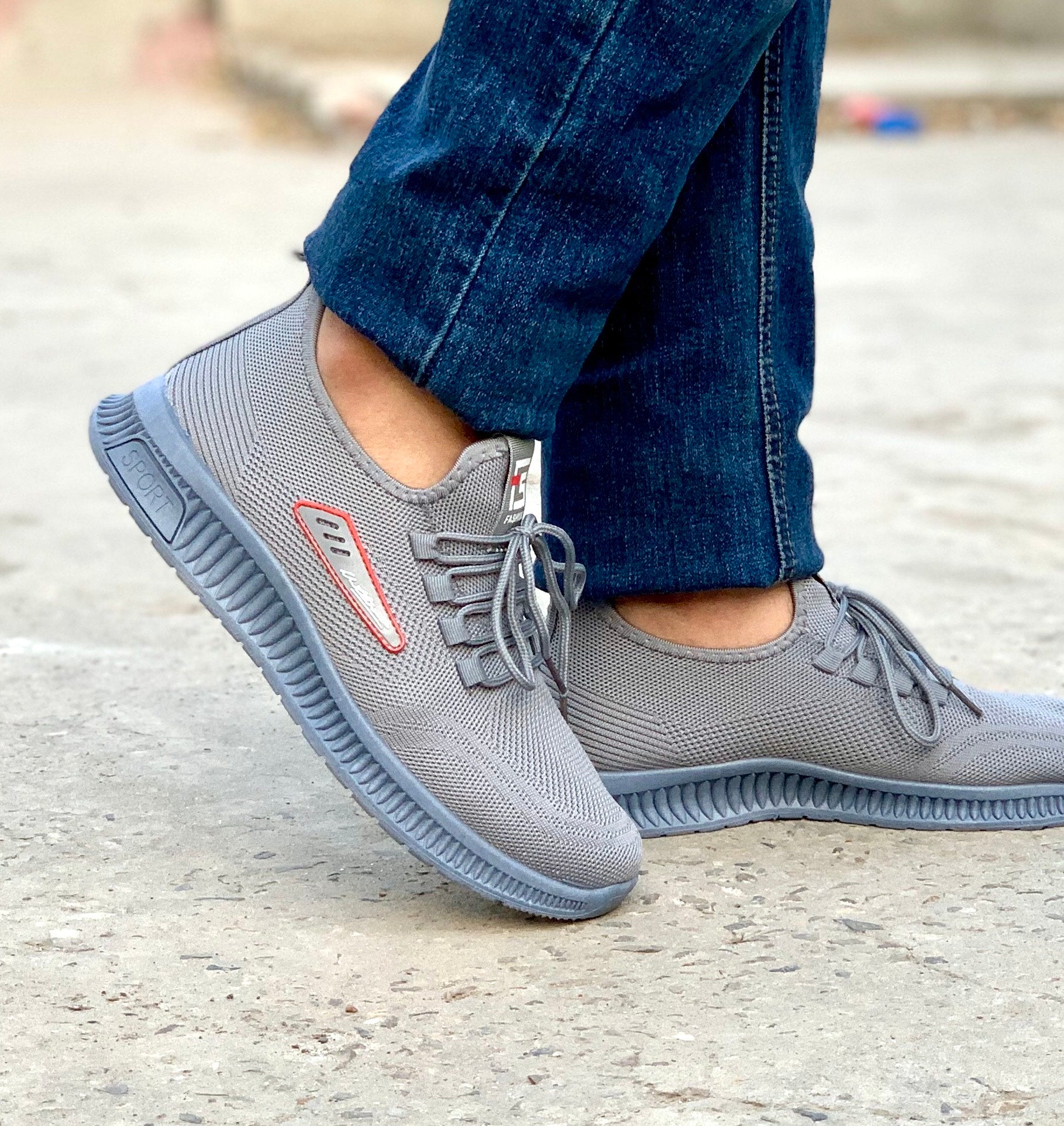 Grey Note Sport Yeezy Shoe