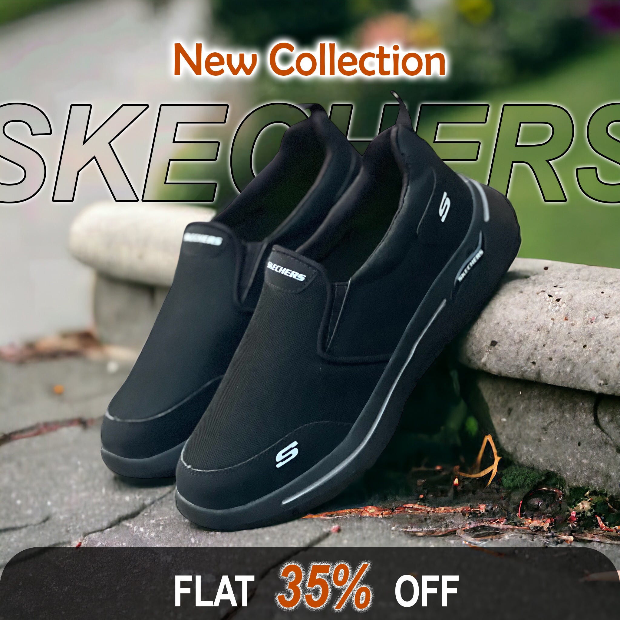 New All Black  SSS-SKHR  Shoes - SR23