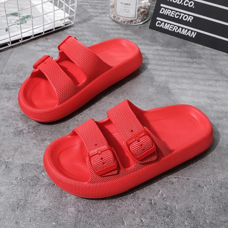 Ladies RED Zag Slippers LDS-315