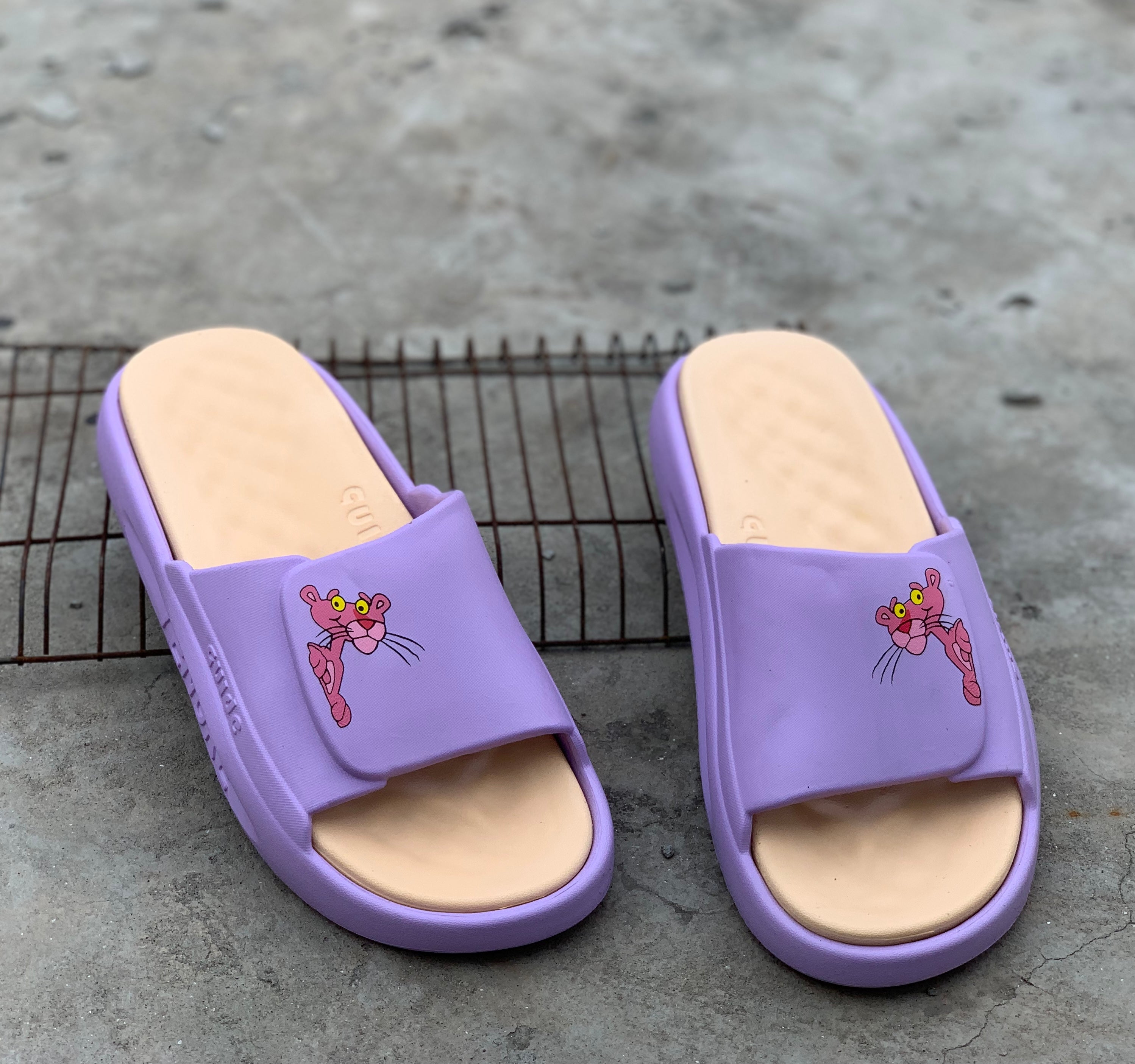 Ultra Soft - Ladies - Purple Panther - Slippers