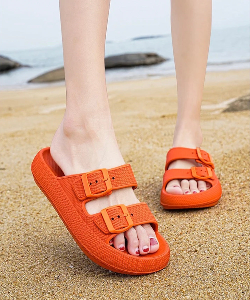 Ladies ORANGE  Zag Slippers LDS-416