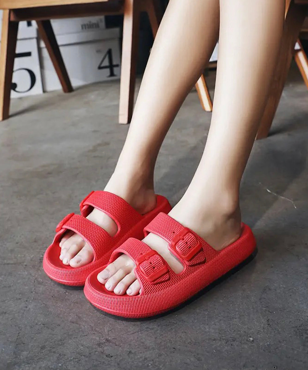 Ladies RED Zag Slippers LDS-315