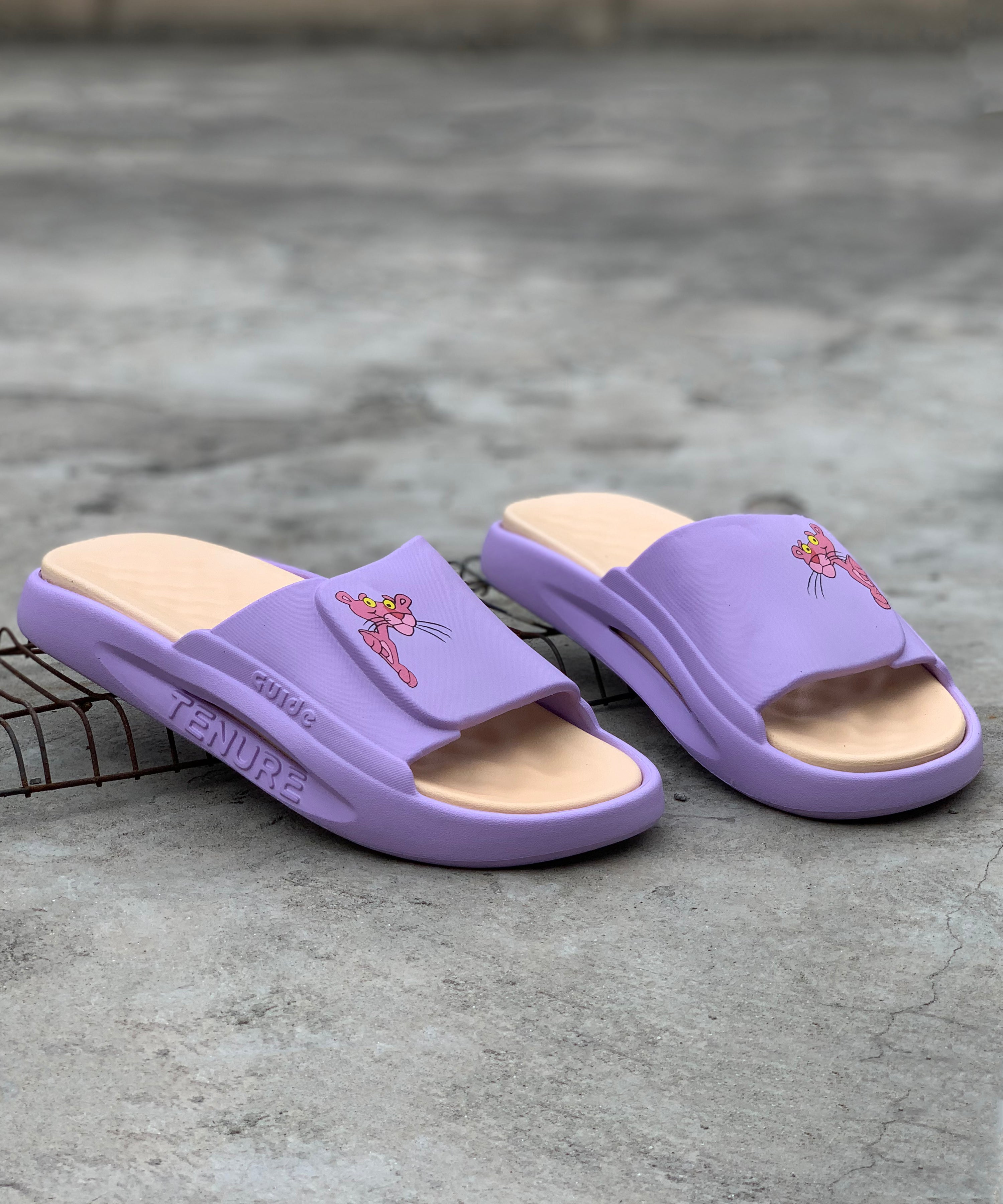 Ultra Soft - Ladies - Purple Panther - Slippers