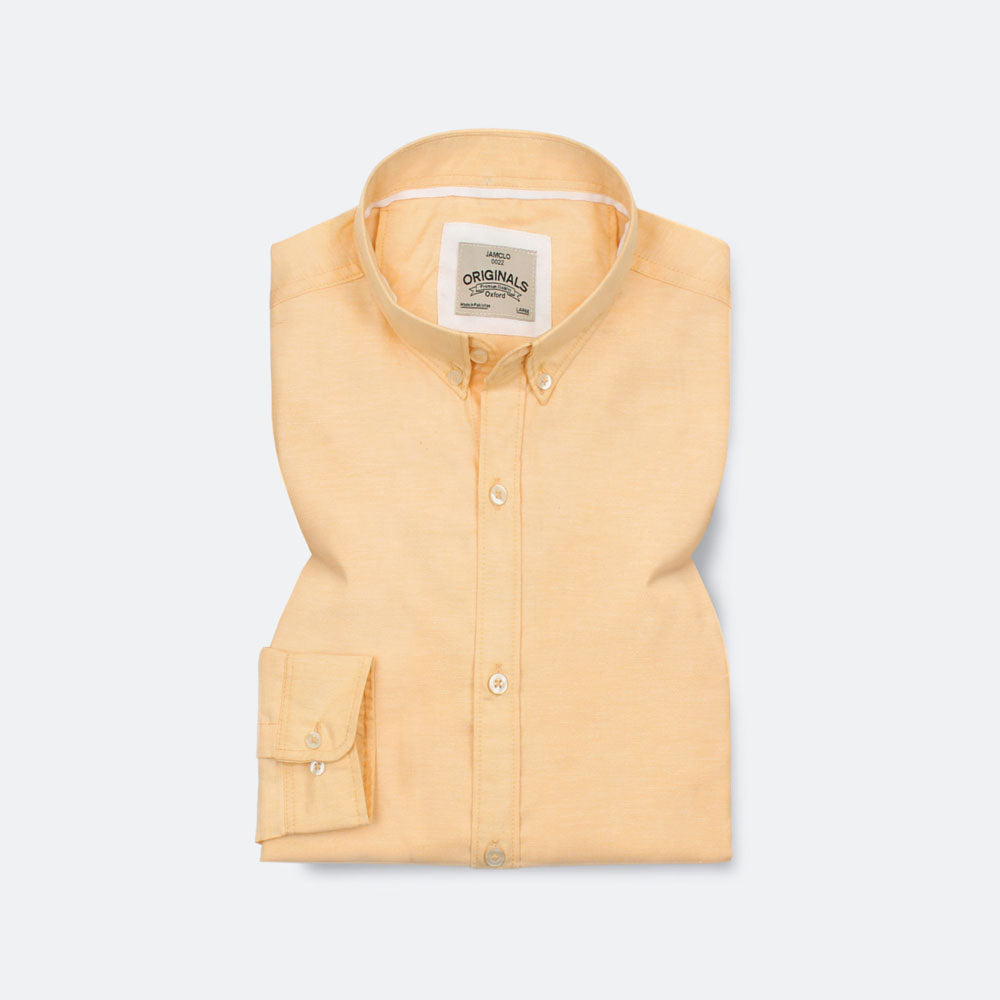 Light Apricot Oxford Shirt