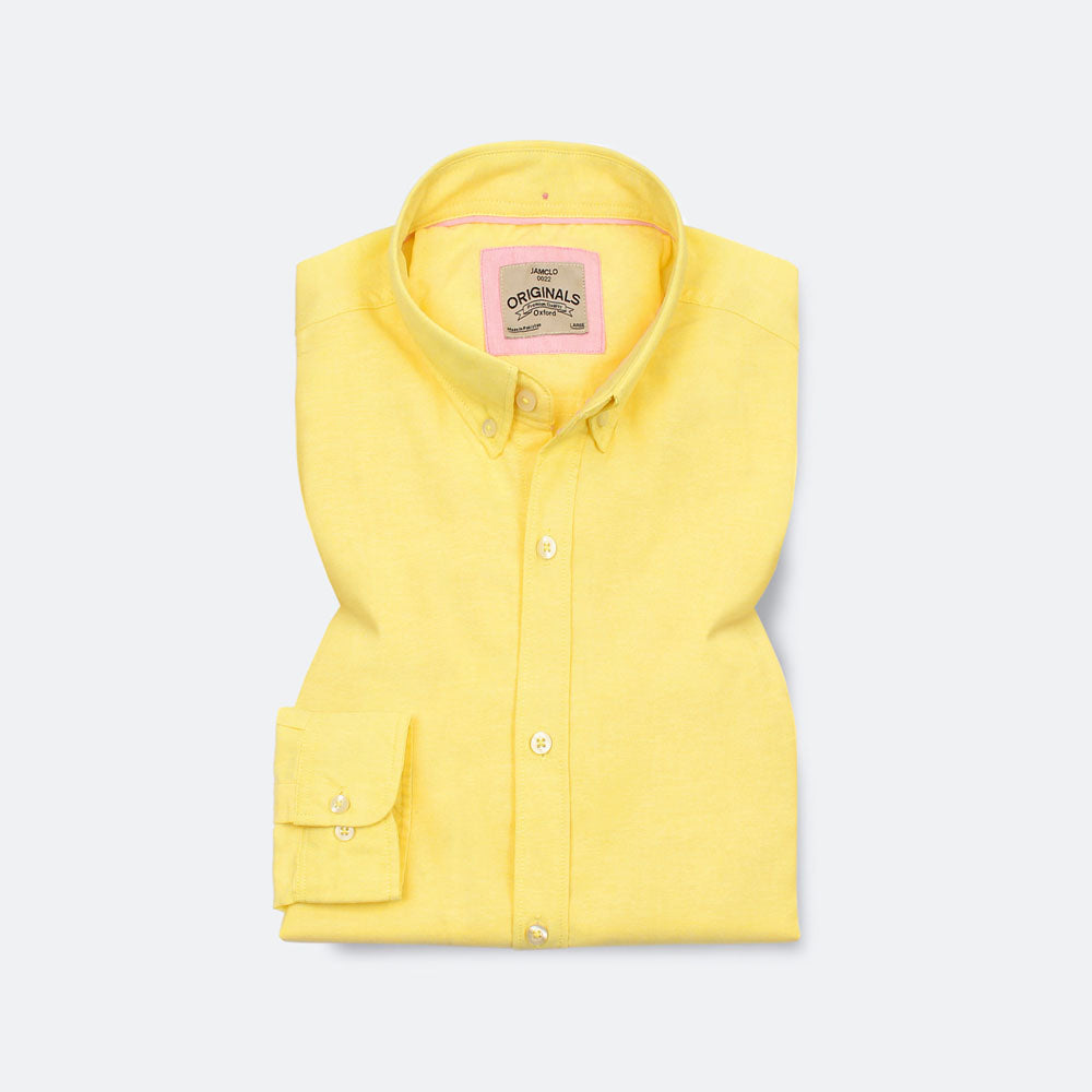 Limon Yellow Oxford Shirt