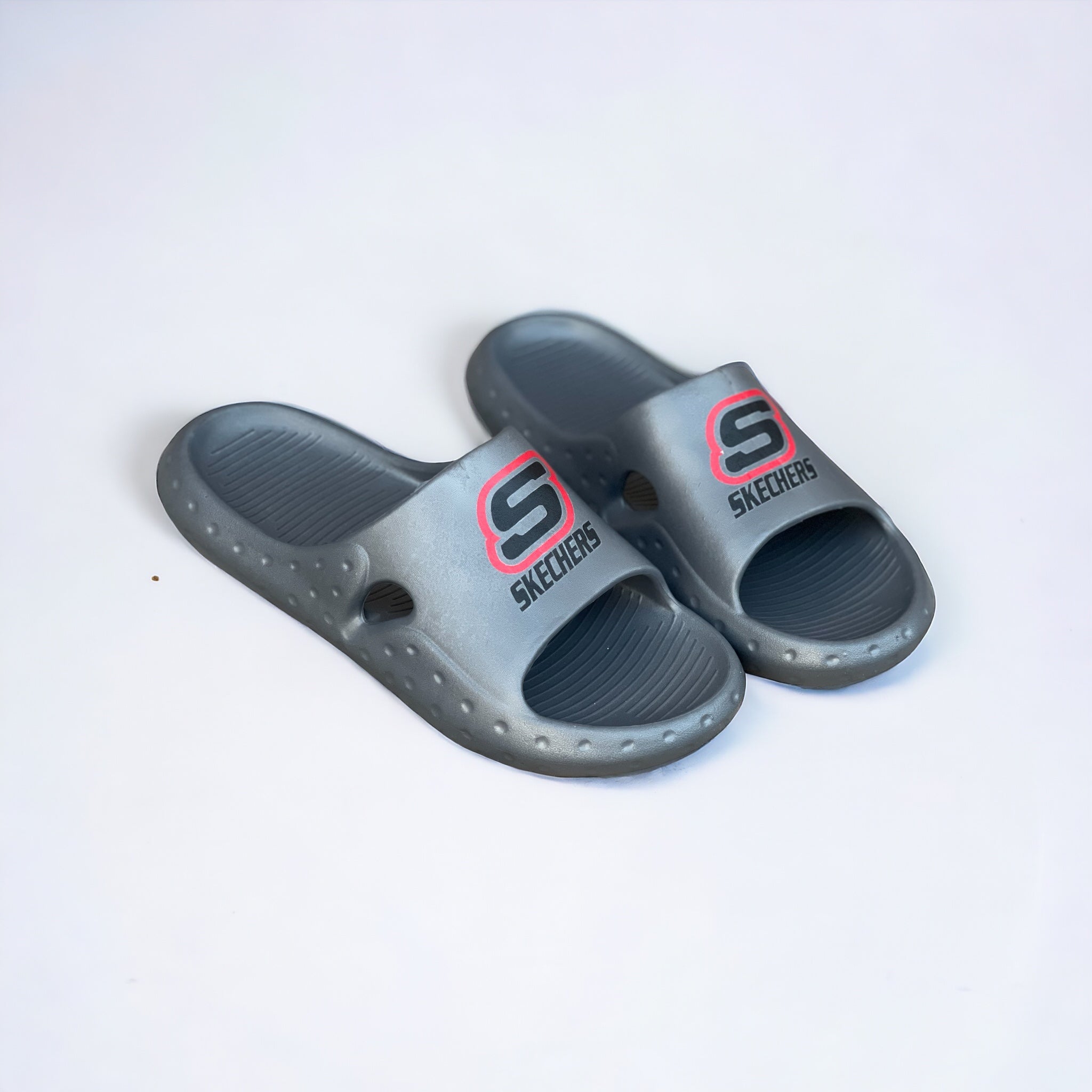 Grey Sk-cher Slides Euro SE-119