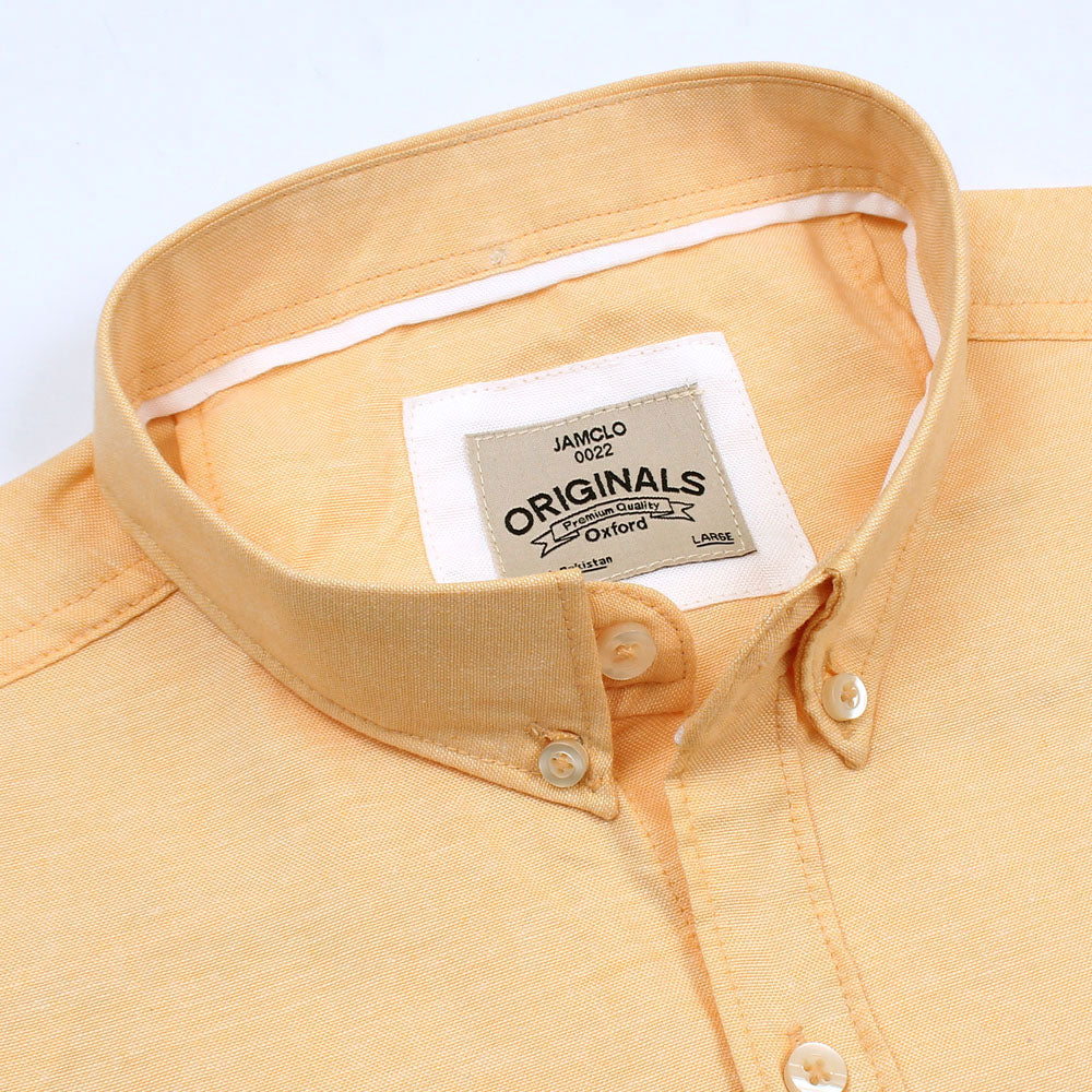 Light Apricot Oxford Shirt