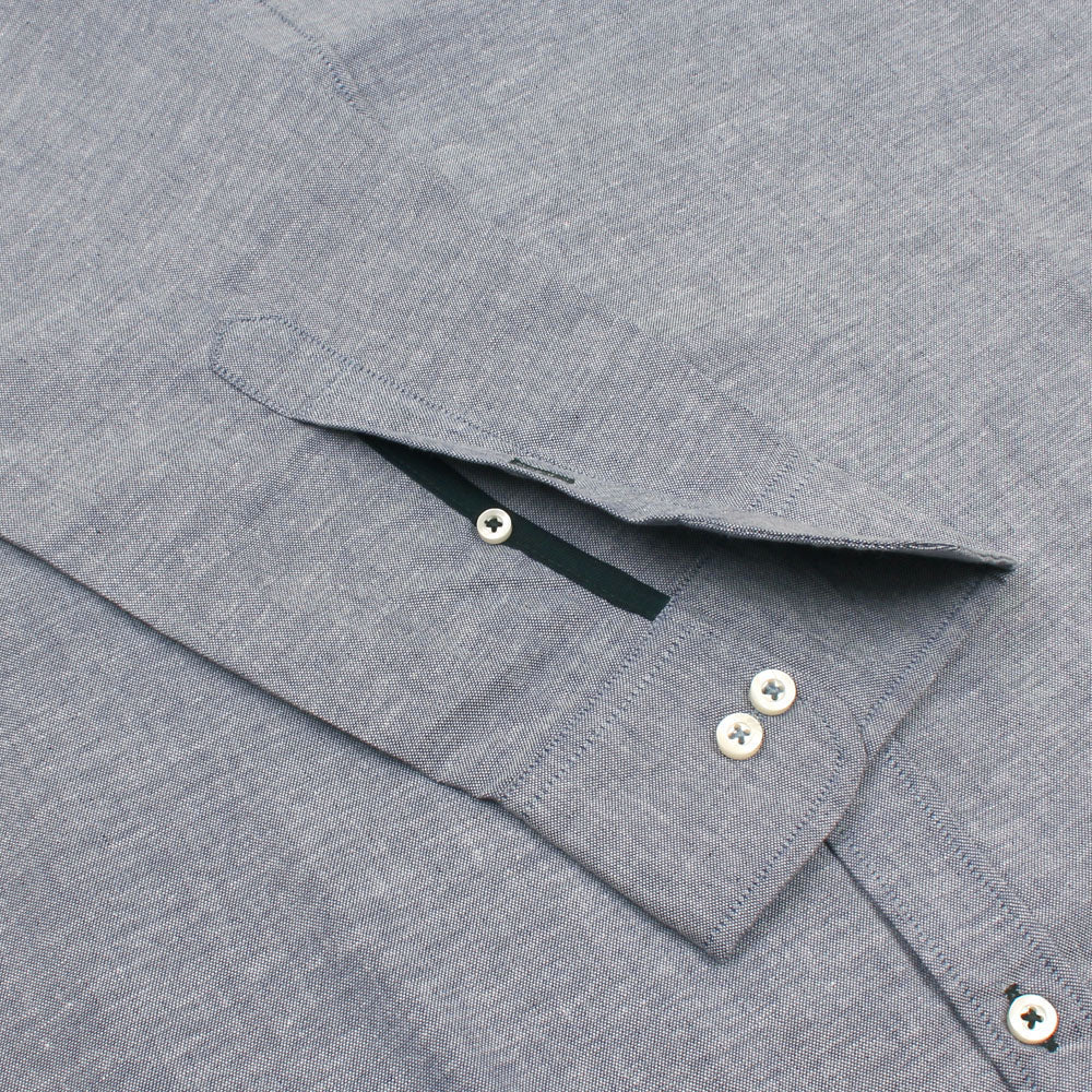 Double Tune Light Grey Oxford Shirt