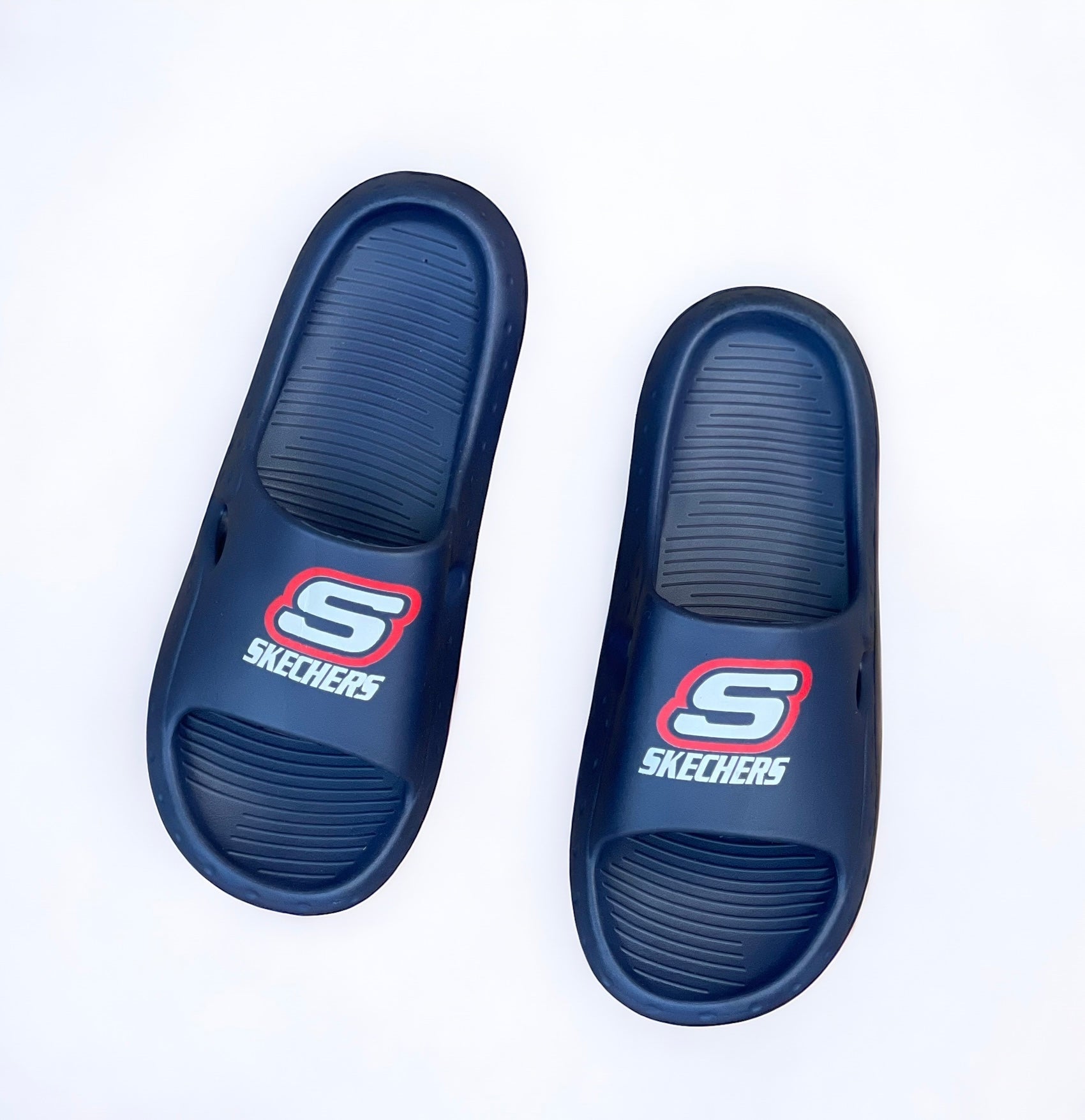 Blue Sk-chers Slides Euro SE-118