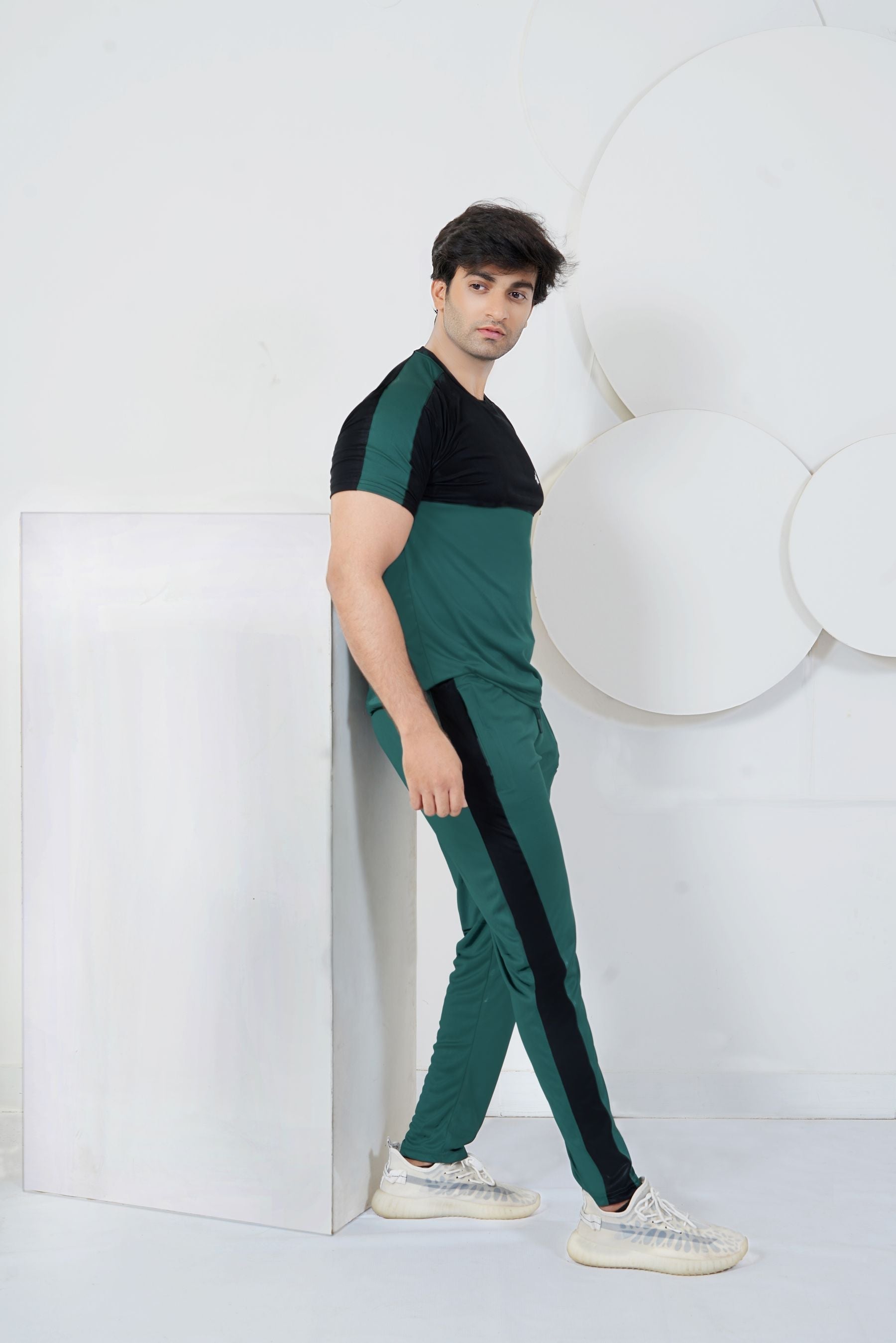 Premium Black Edge Greenish Dry-fit (BE-M04)