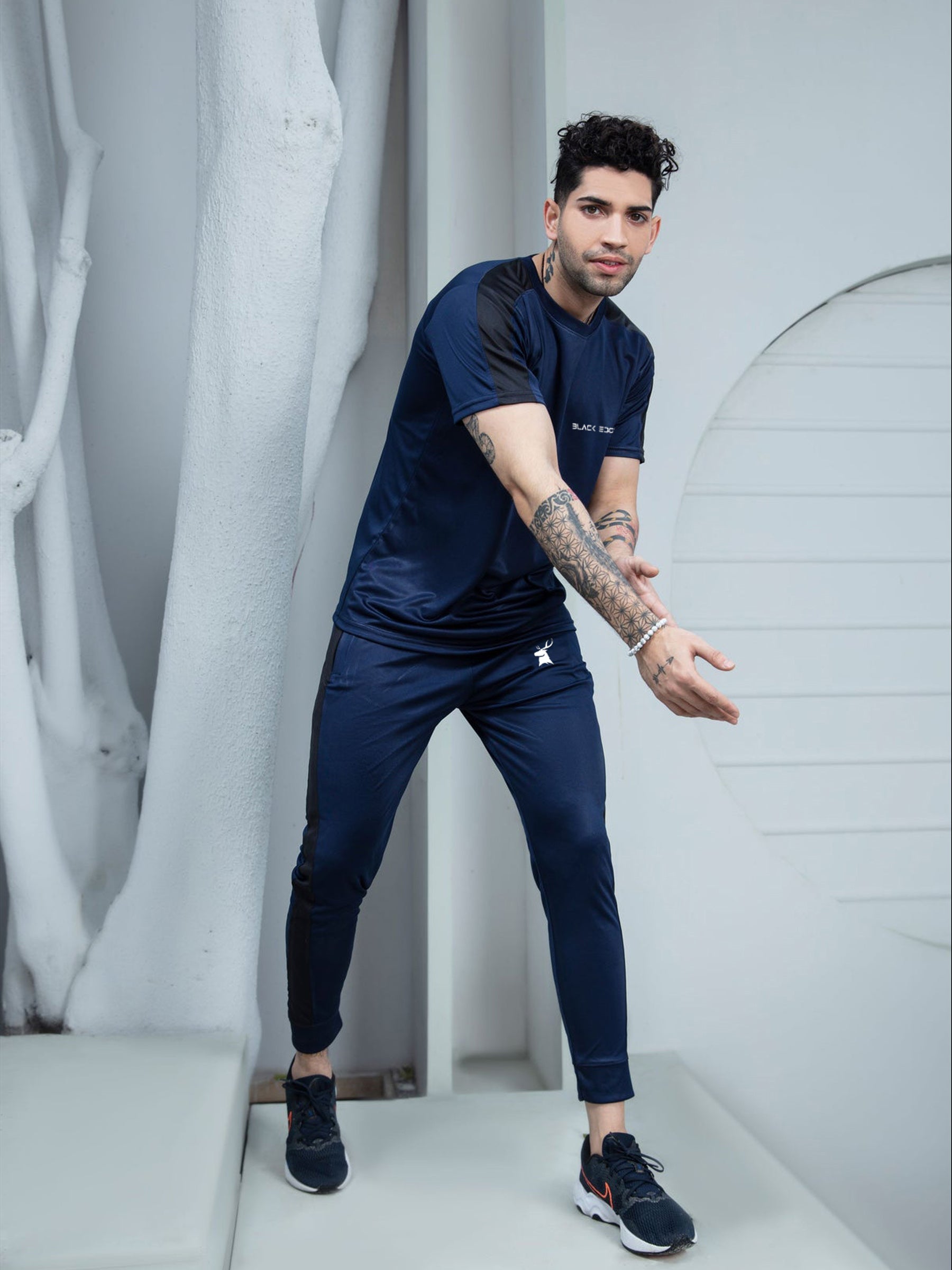 Premium Black Edge Navy Dry-fit ( BE-M06 )