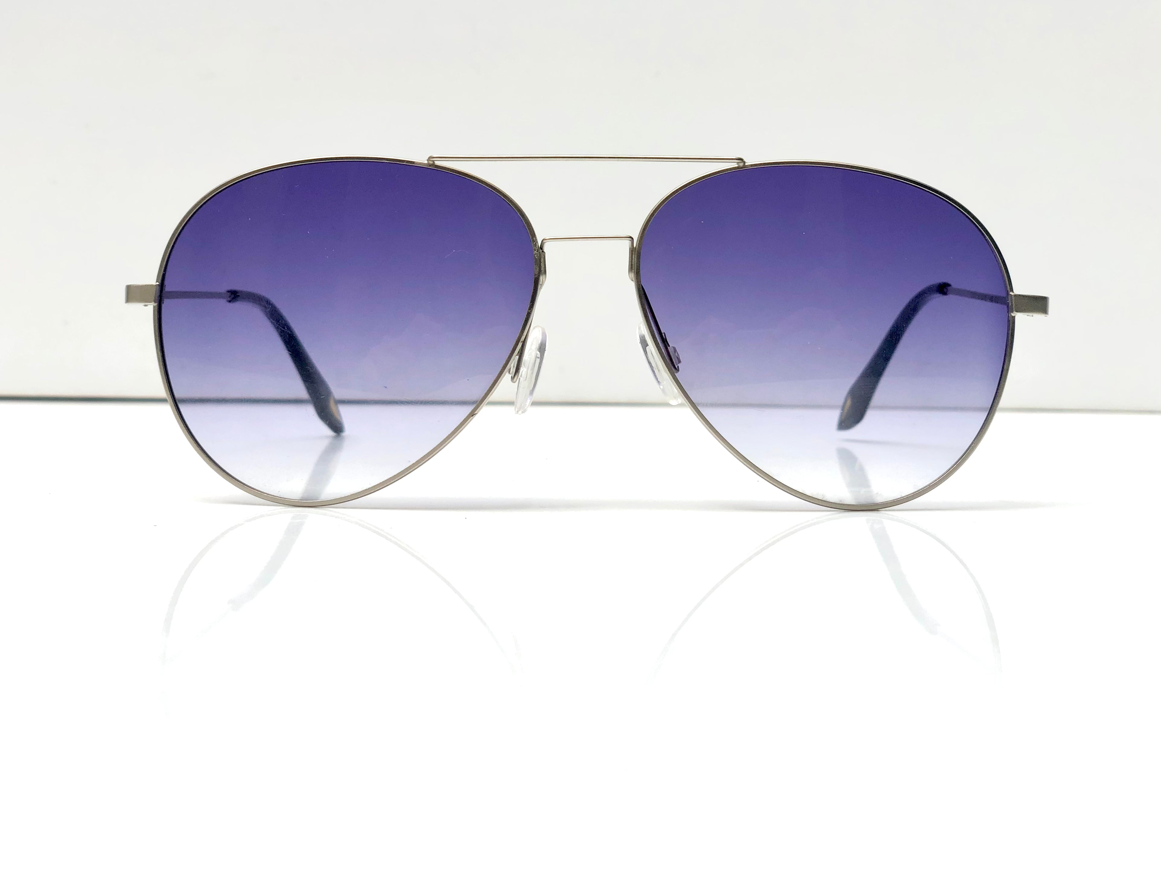 New Silver Aluminium Purple Shade Glasses ( G -8010 )