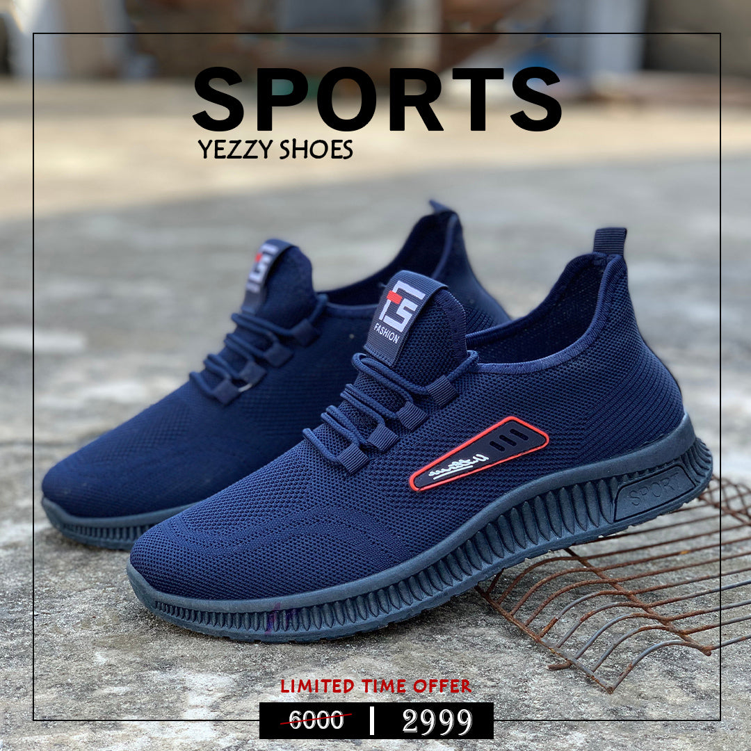 Navy Note Sport Yeezy Shoe