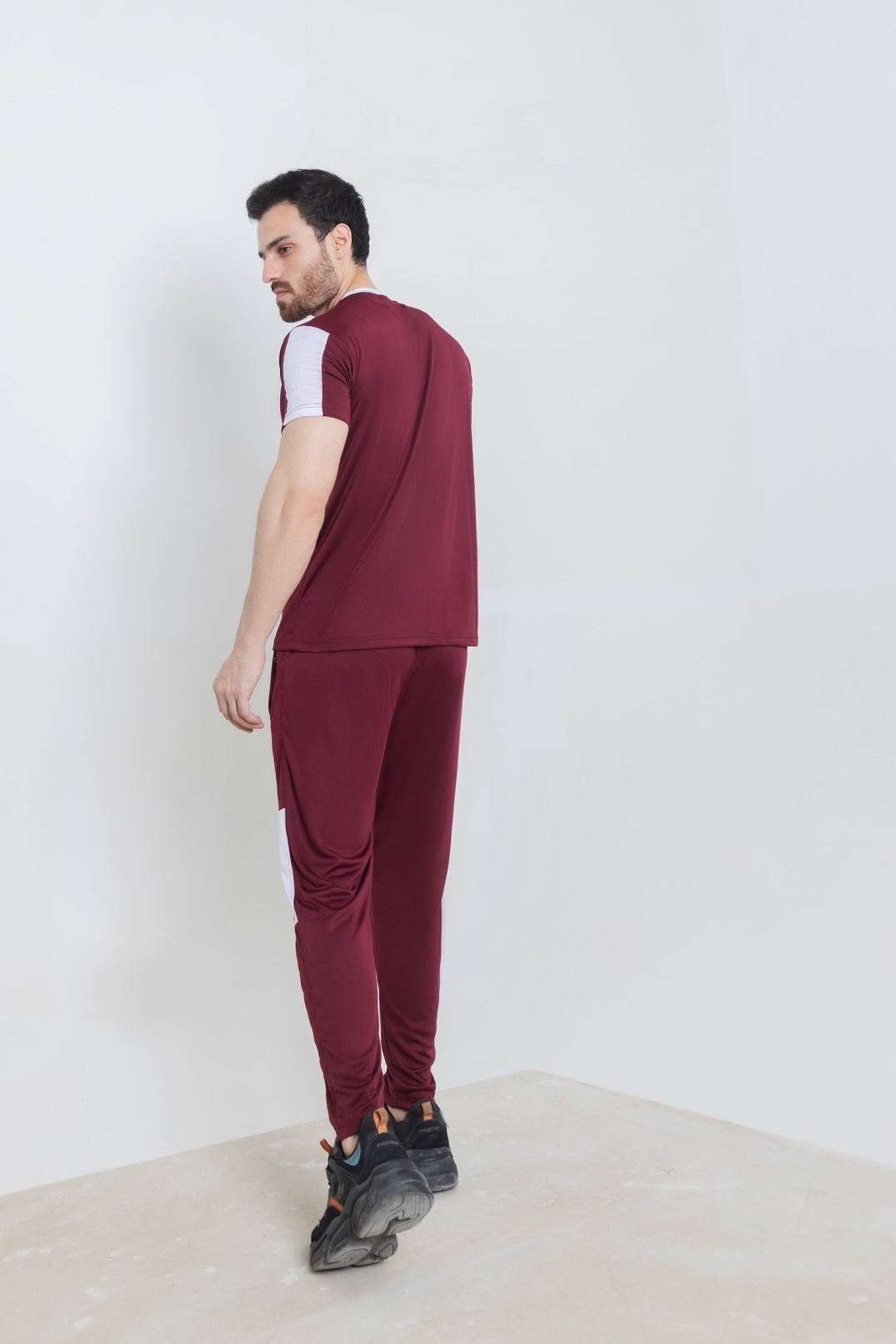 Maroon Stage Ways Tracksuit