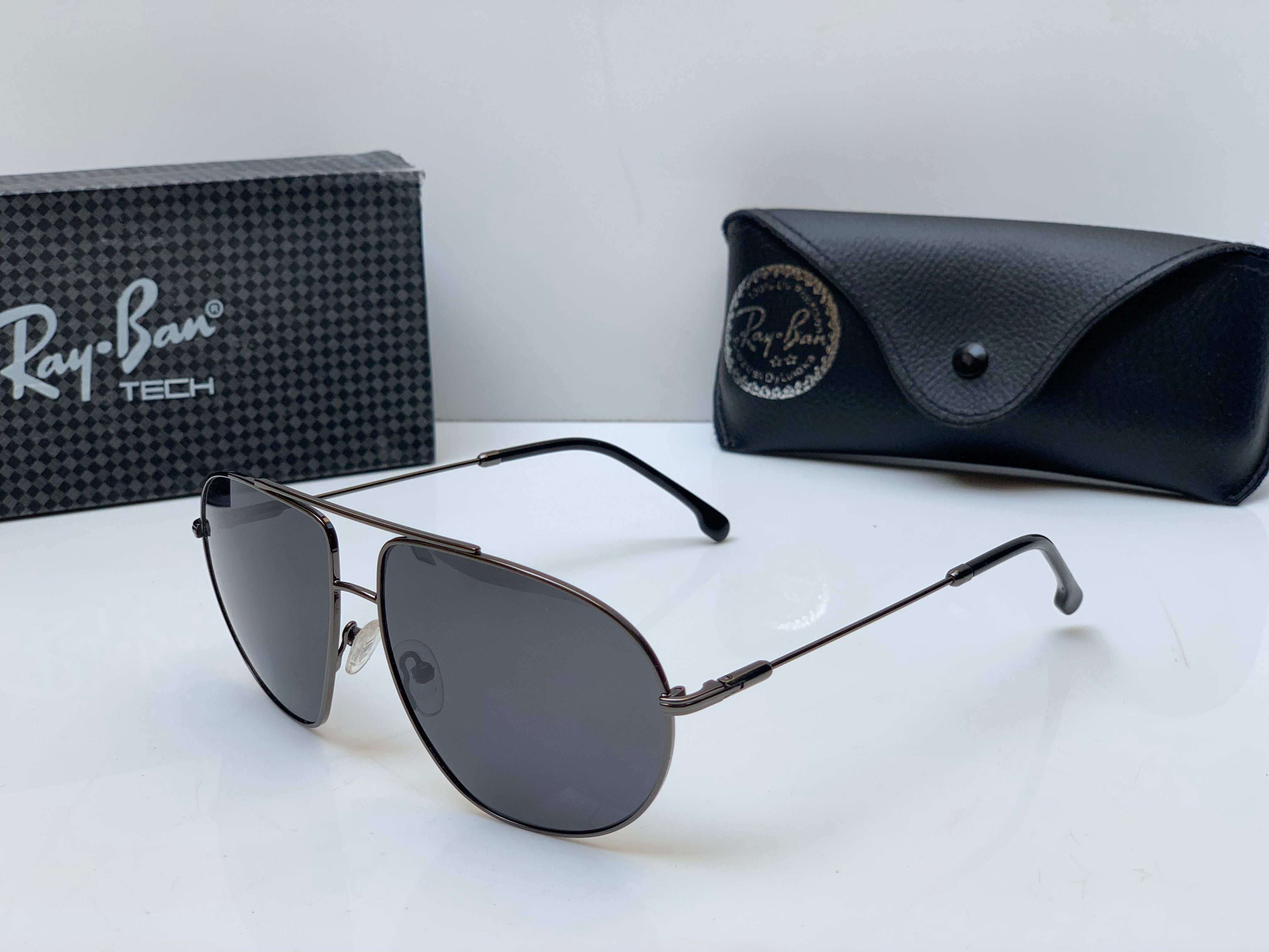 New Polarized All - Black - Glasses  ( B-1500 )