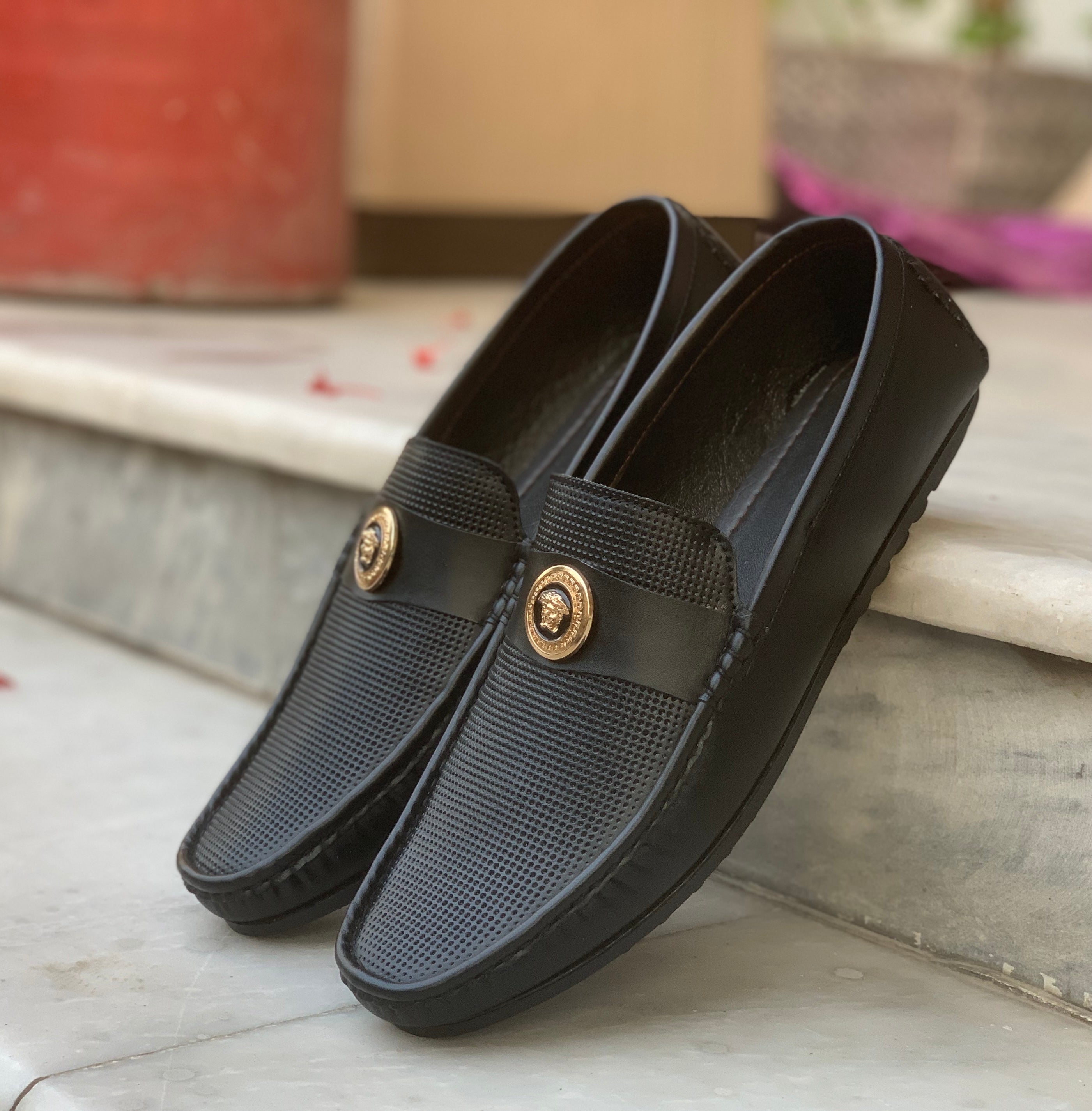 Black Ver-sac Loafer