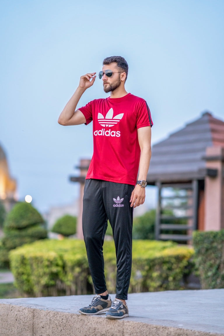 Ads - Mehroon - Black - Tracksuit