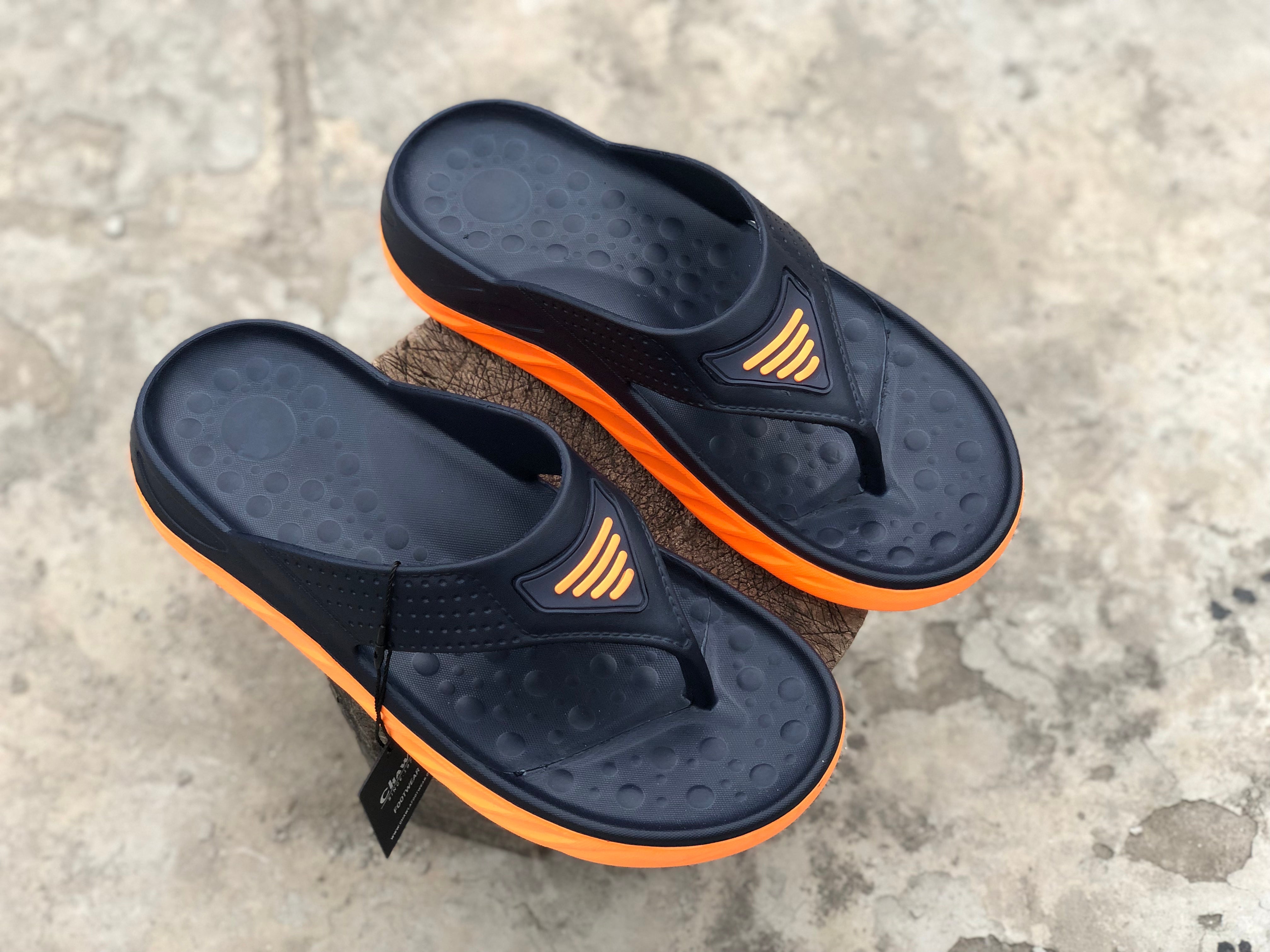 Orange - Black Medicated Sole BF-2