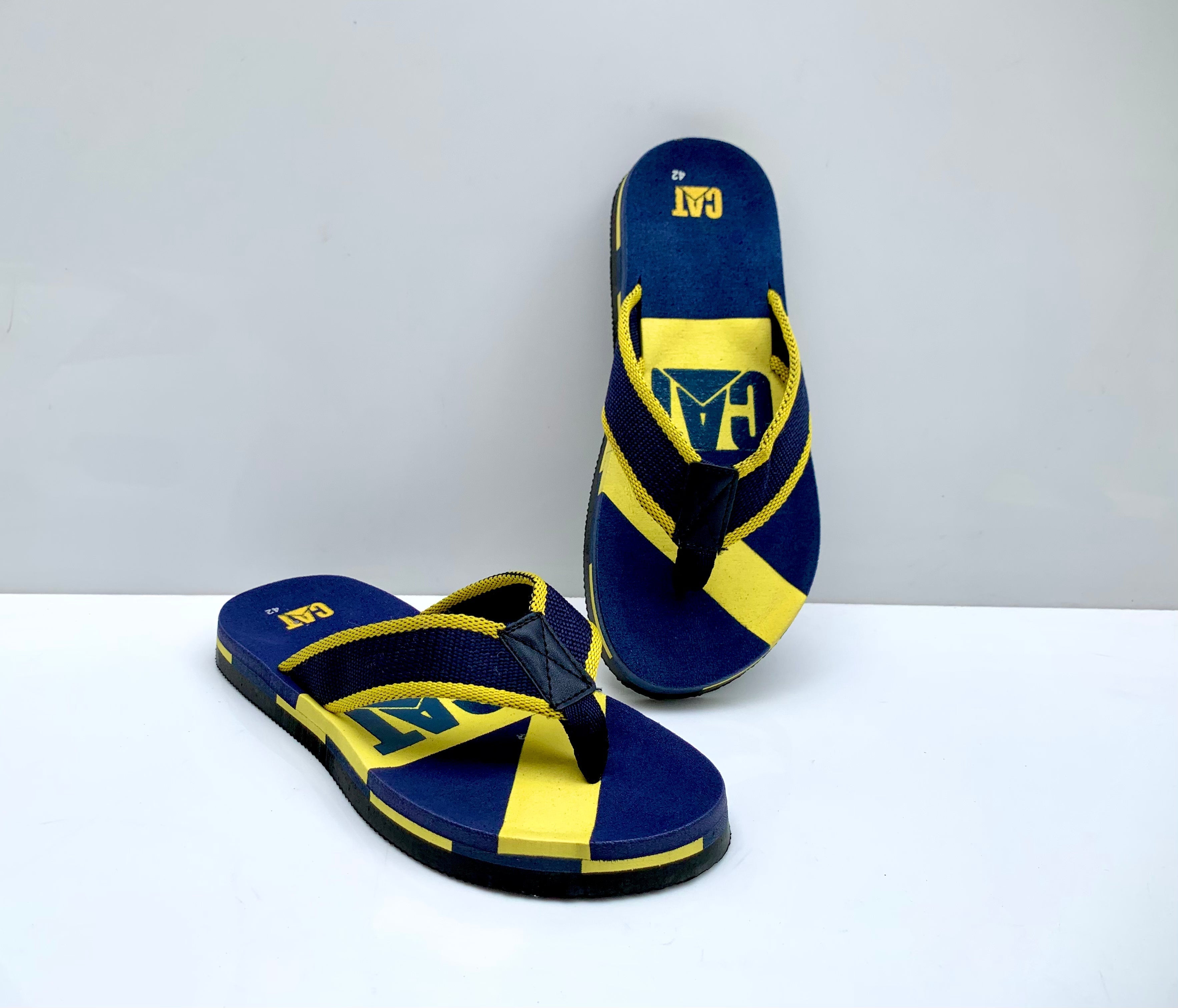 C-A-T Blue-Yellow  FlipFlop ( FF-010 )