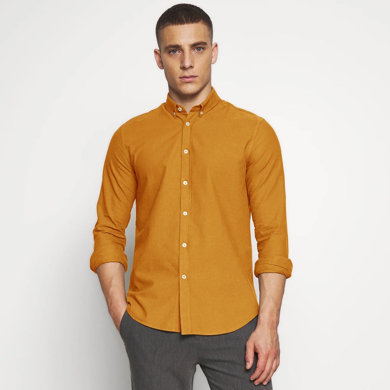 Mustard Oxford Shirt