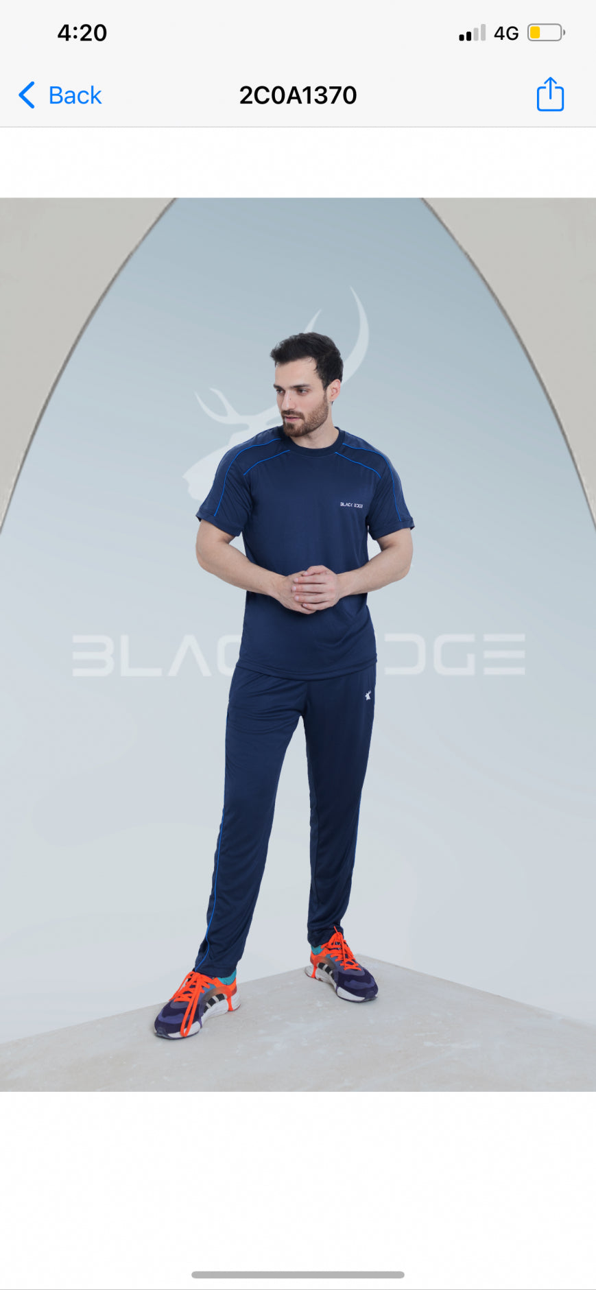 Premium Black Edge Navy Waves Dry-fit( BE-M07 )