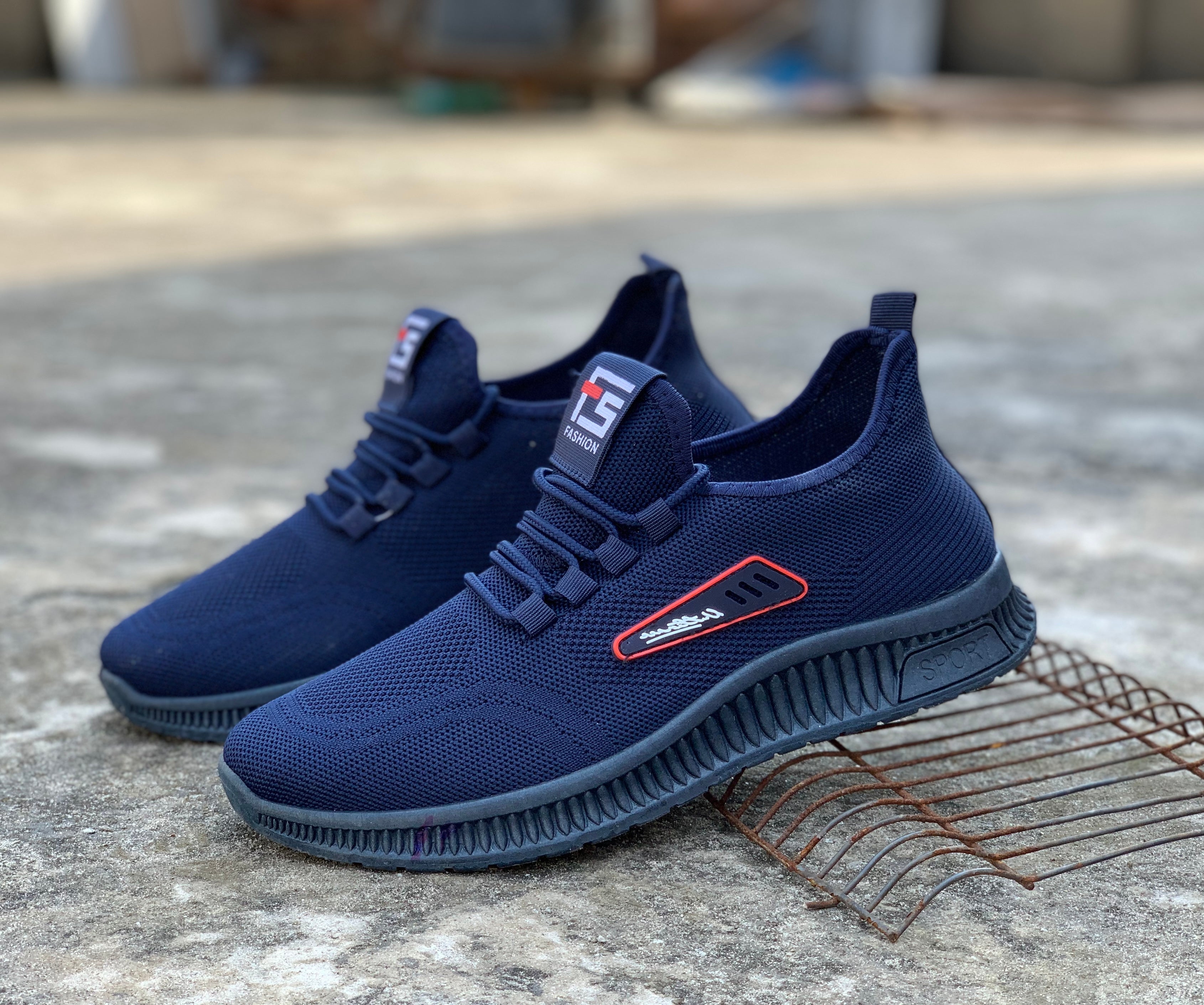 Navy Note Sport Yeezy Shoe