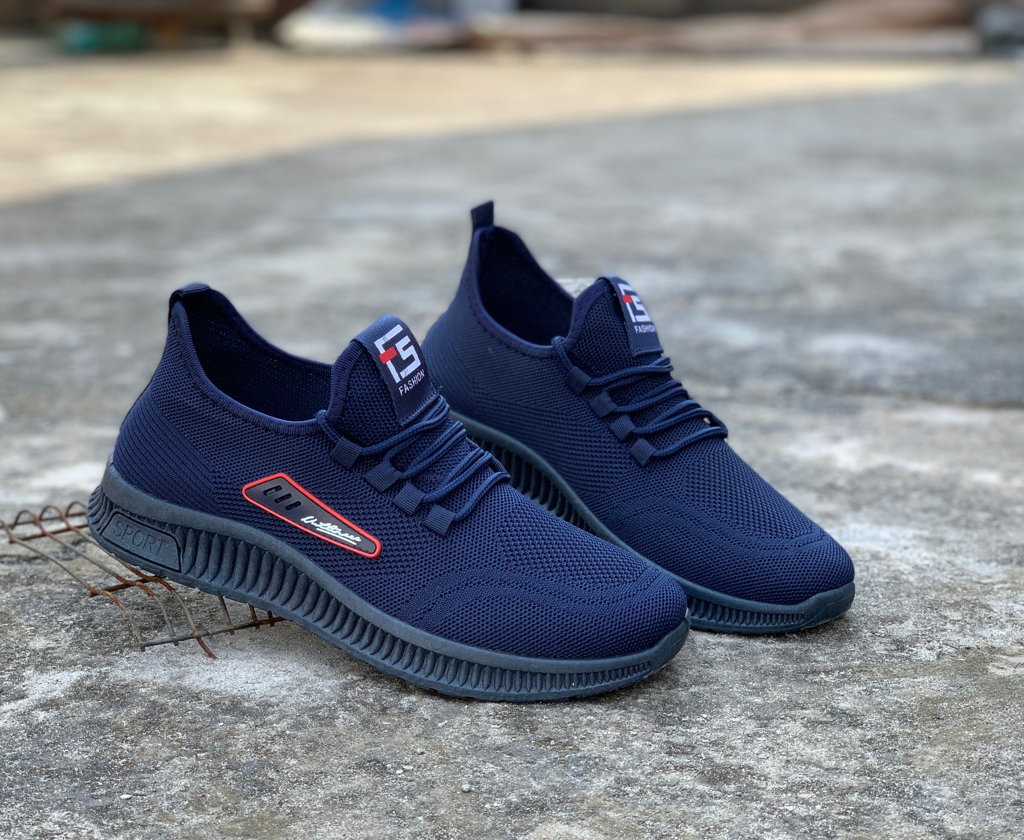 Navy Note Sport Yeezy Shoe