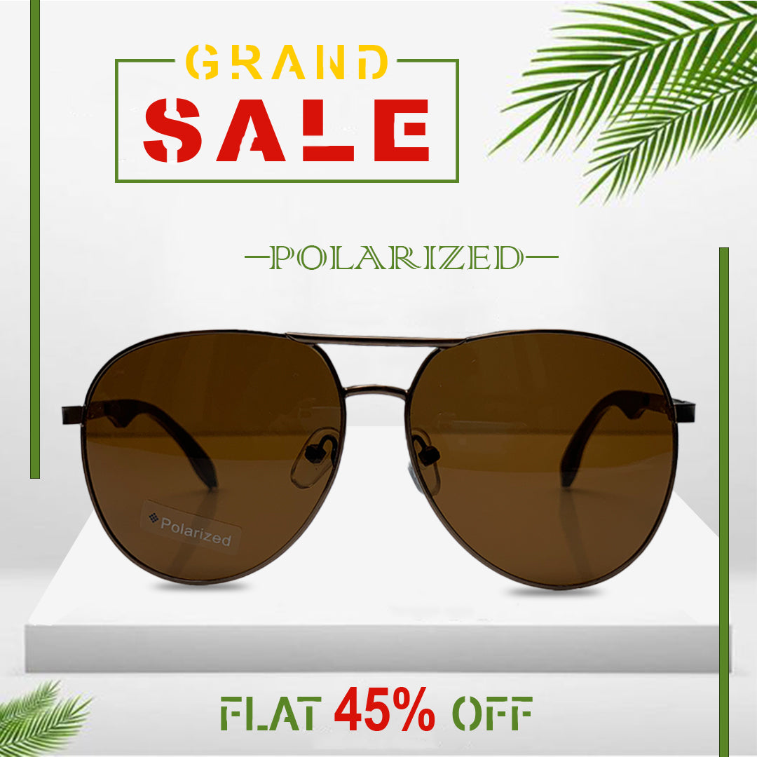 Deep Brown - POLARIZED - Shades  ( B-2000 )