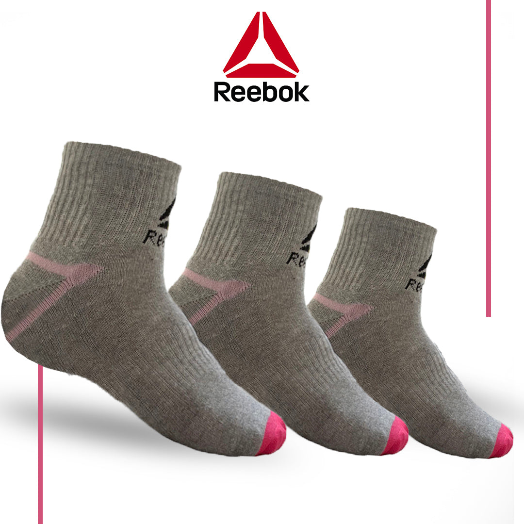 Reebok-Original Socks Grey Pack of 3 ( R-12 )